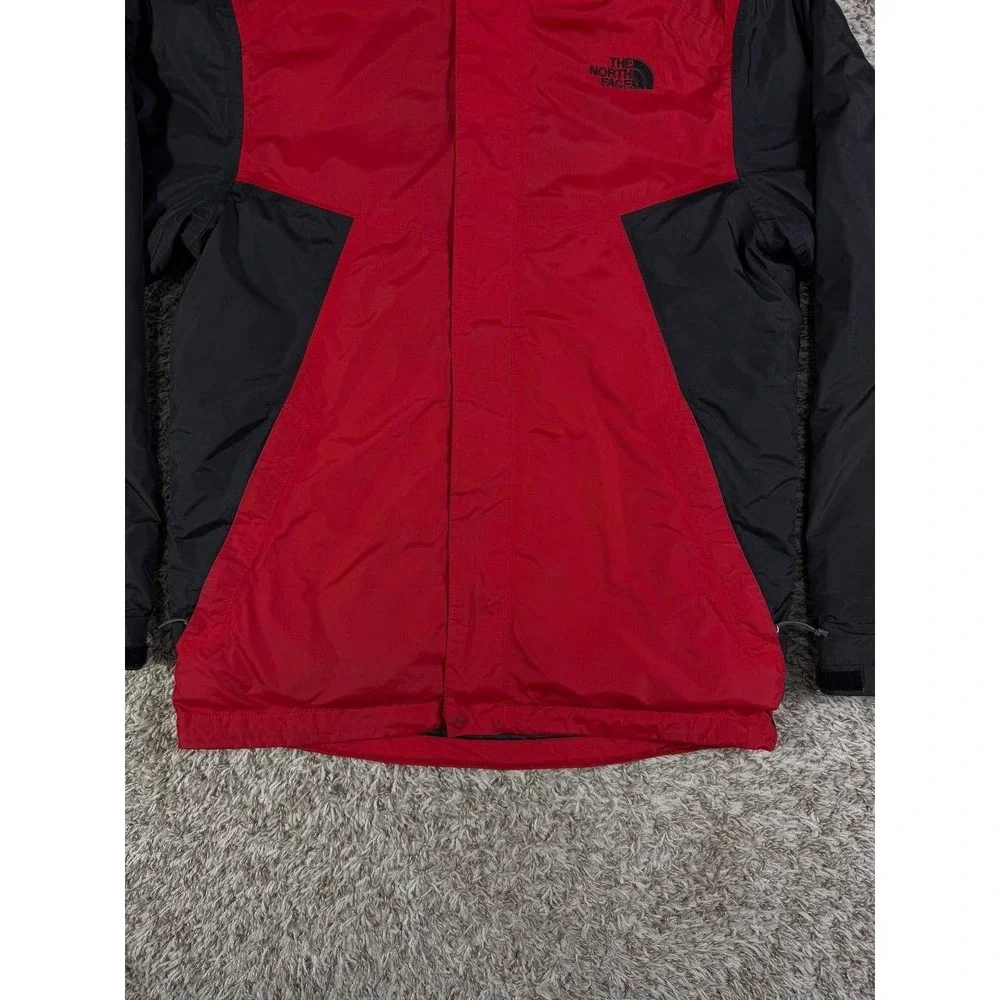 The North Face Color Block 3 in 1 HyVent Black Red Jacket Men's Small